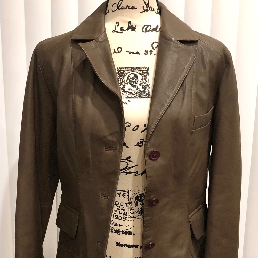 Leather jacket